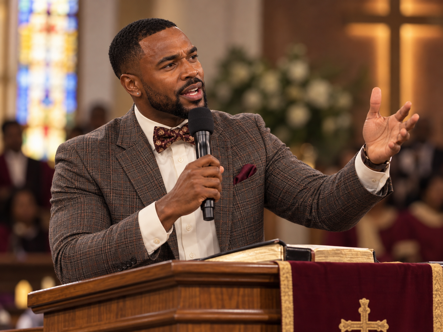 Joseph Young preaching