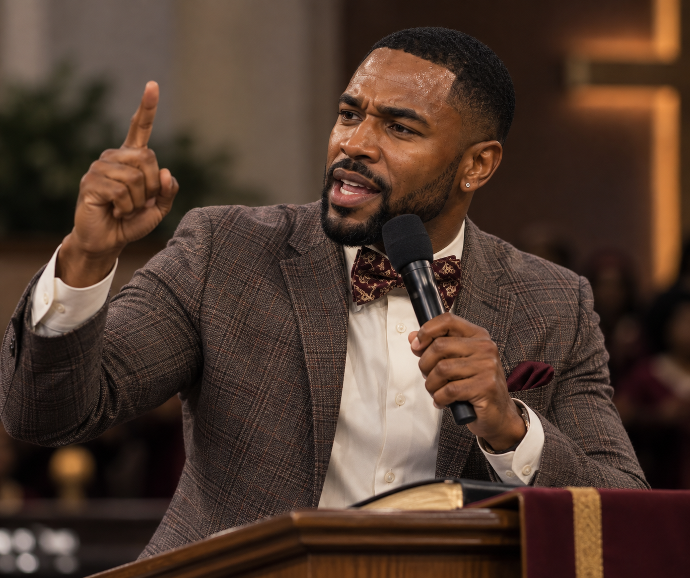 Joseph Young preaching