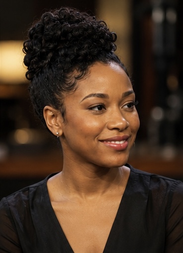 Fannie in a solo portrait